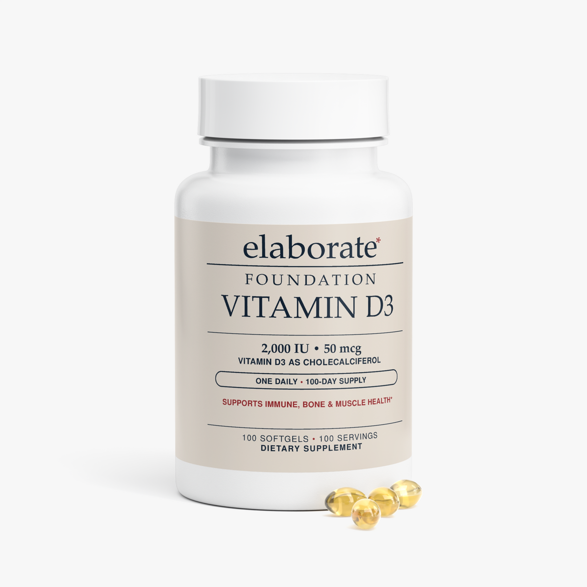 Vitamin D3 2,000 IU