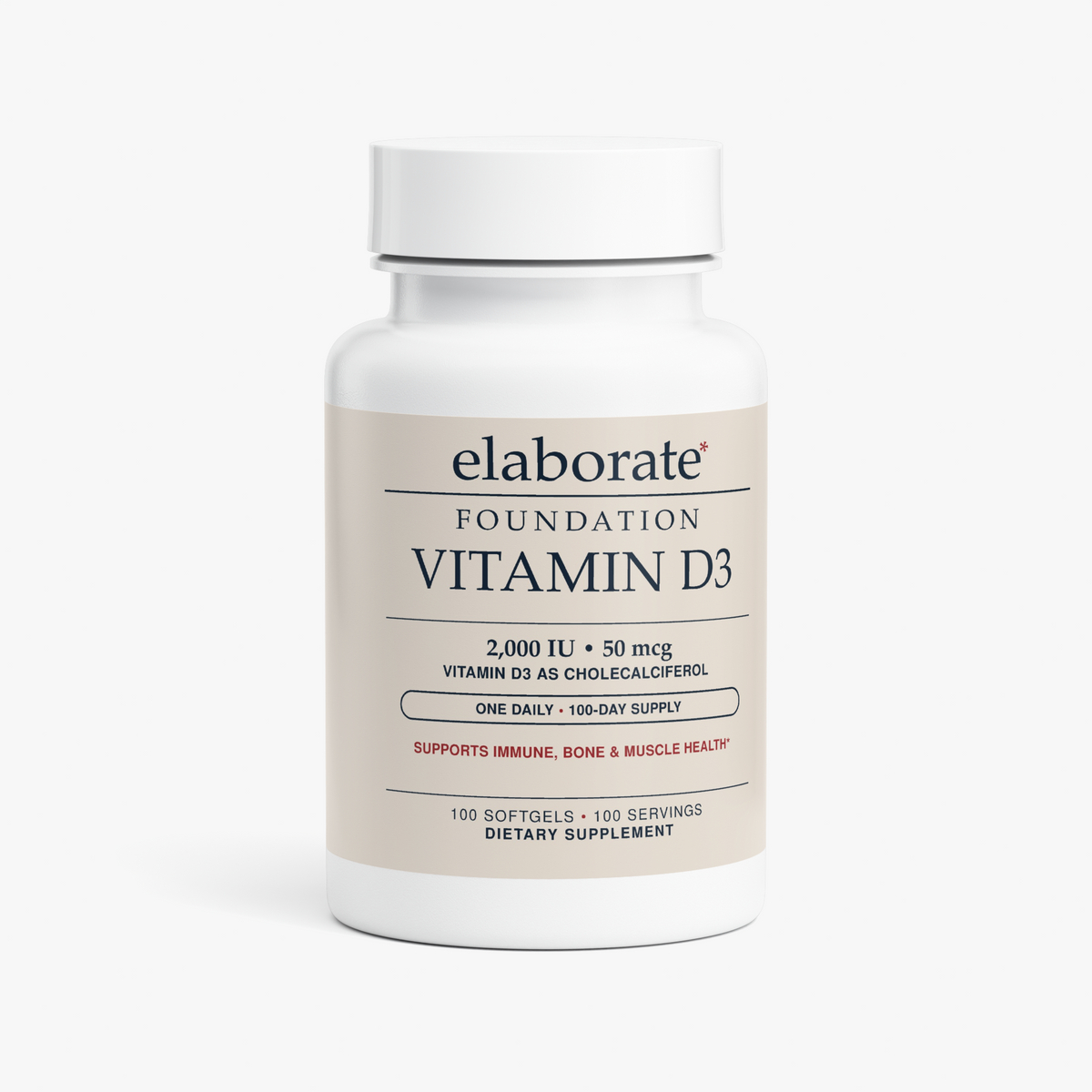 Vitamin D3 2,000 IU