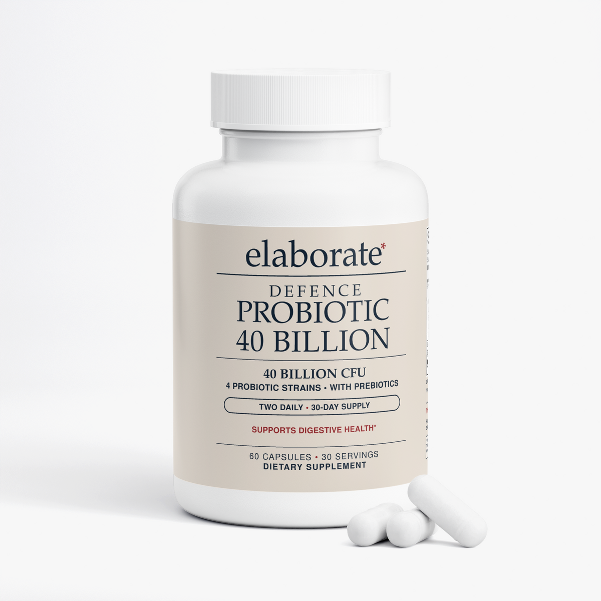 Probiotic 40 Billion with Prebiotics
